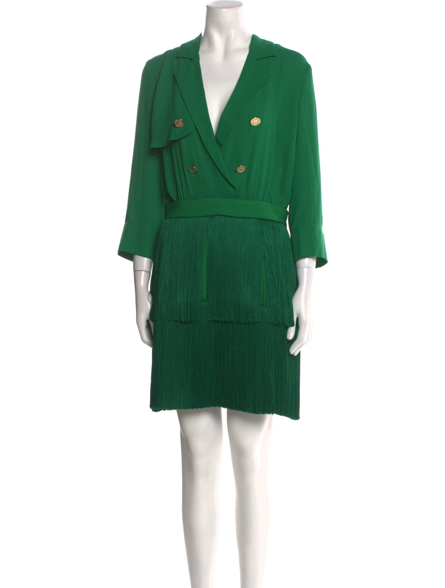 Elisabetta Franchi V-Neck Mini Dress